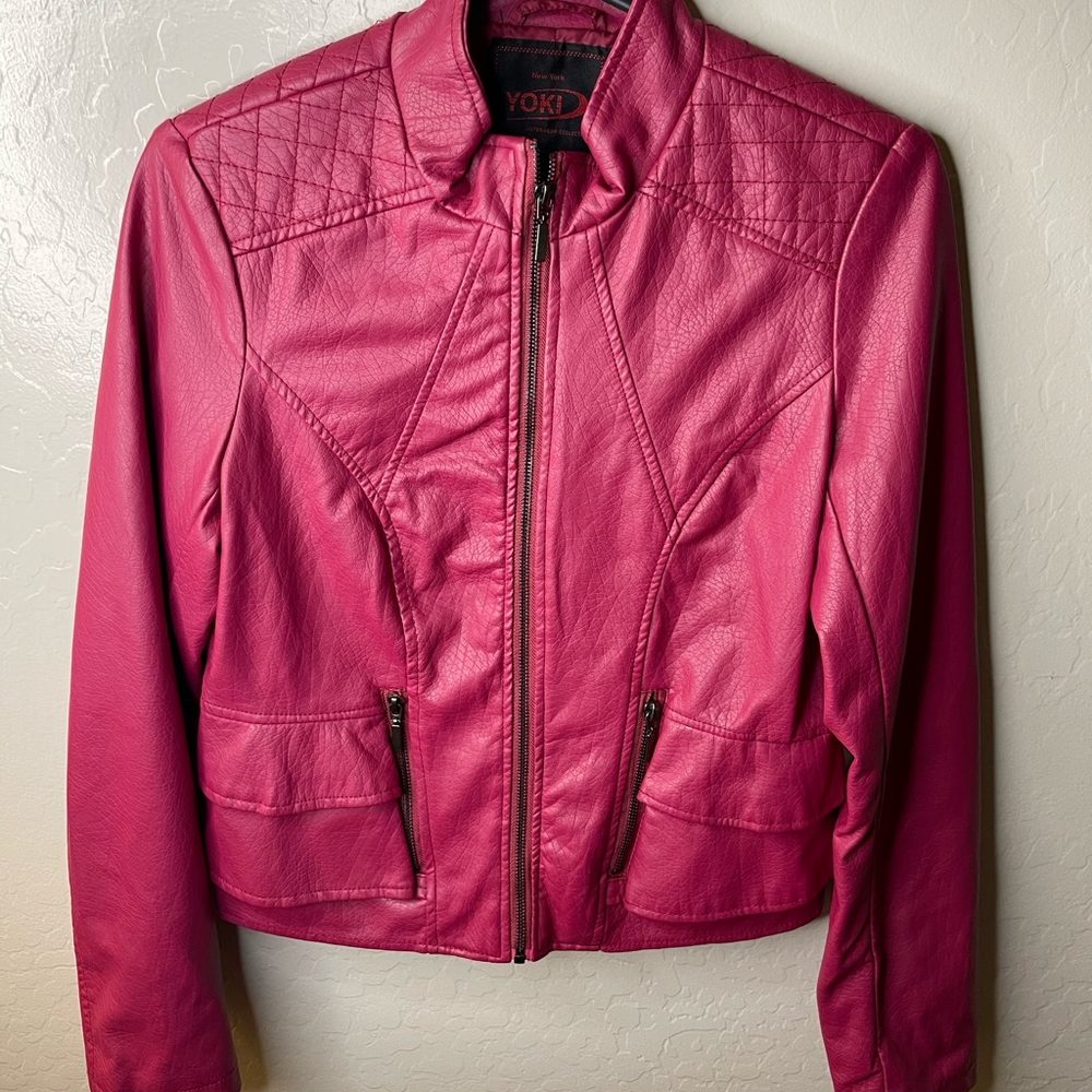 New York Yoki Leather Jacket - Outerwear collection